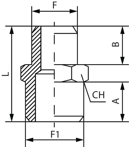 Kramp - PN1234T - Pipe Nipple