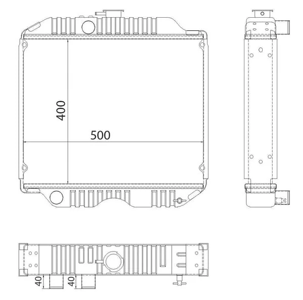 Kramp - RE66029N - Kramp Radiator
