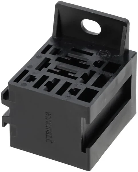 Kramp - RL990450 - Mini Relay Socket With Bracket, 5 x 6.3 mm + 4 x 2.8 mm