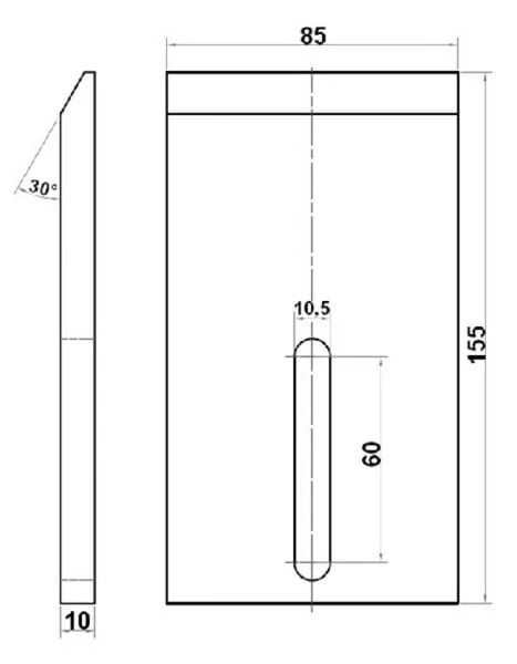 Kramp - RLP289KR - Scraper Plastic, 155x85x10mm Kramp