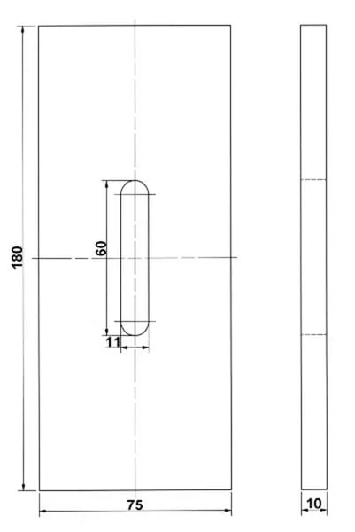 Kramp - RLQ285KR - Scraper Plastic, 180x75x10mm Kramp