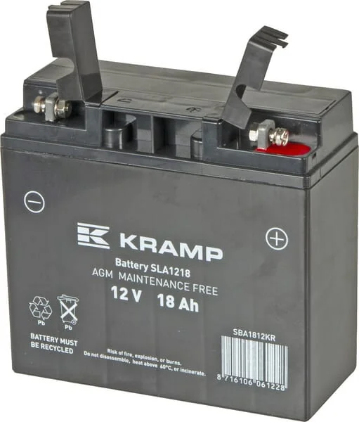 Kramp - SBA1812KR - Battery 12V 18Ah 140A