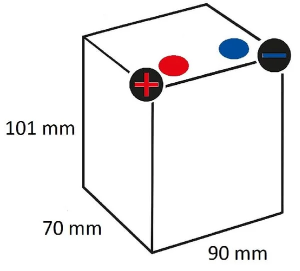 Kramp - SBA512KR - Battery 12 V 5 Ah, Closed Kramp