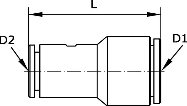 Kramp - SC86P - Push-in Connector 8-6mm