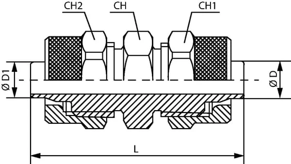 Kramp - SCPO6 - Union Push-On Coupler