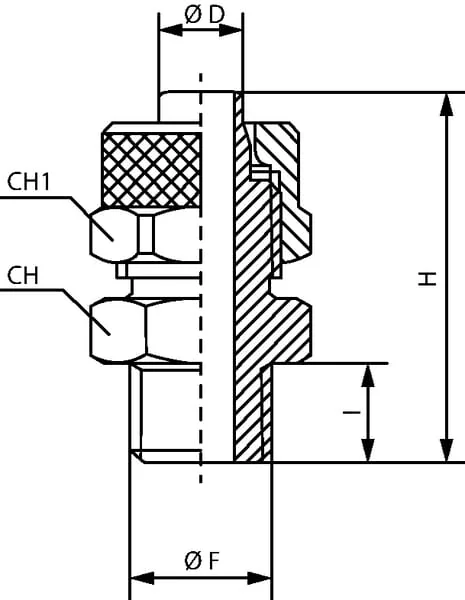 Kramp - SCPOP638 - Straight Push-On Coupler