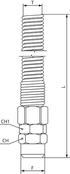 Kramp - SCPOT614SP - Straight Push-On Coupler