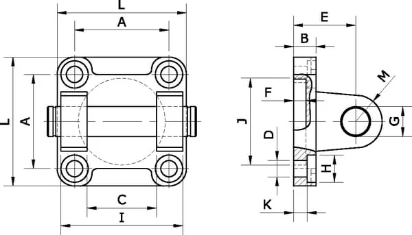 Kramp - SFB32PN - Swivel Flange