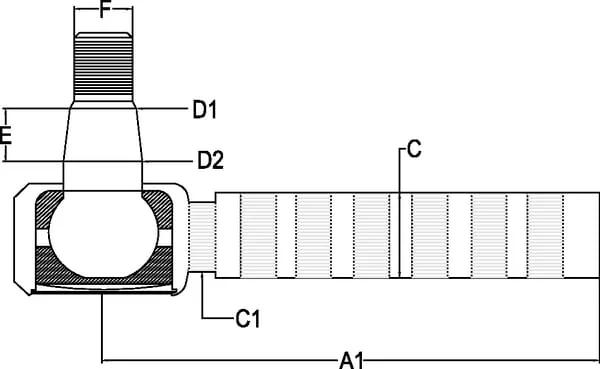 Kramp - SHP051KR - Tie Rod Complete