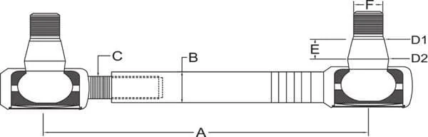 Kramp - SHP101KR - Tie Rod Complete