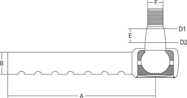Kramp - SHP109KR - Tie Rod