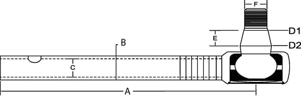 Kramp - SHP120KR - Drag Link CNH