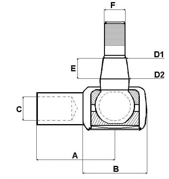 Kramp - SHP426KR - Tie Rod End