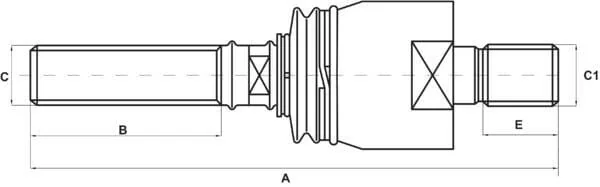 Kramp - SHP495KR - Kramp Axial Ball Joint