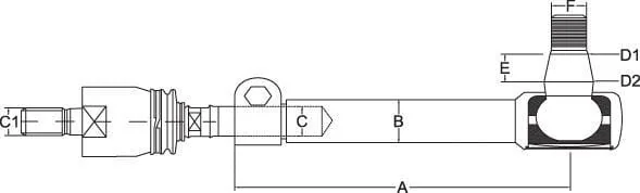 Kramp - SHP650KR - Tie Rod