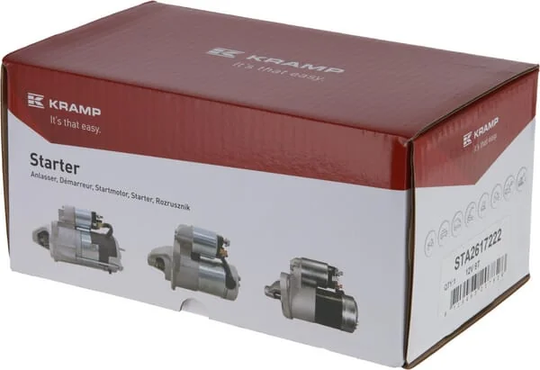 Kramp - STA2617222 - Starter 12V, 9-Teeth, CCW