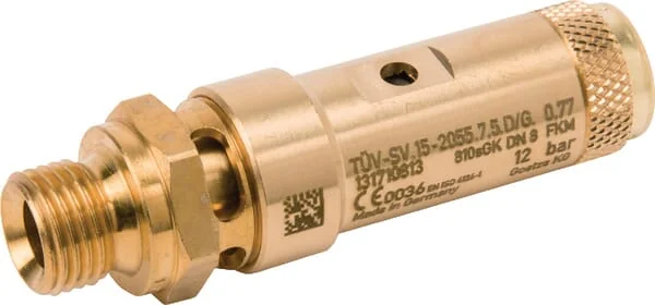 Kramp - SV2122G04M12B - Safety Valve 1/4" CE 12 Bar
