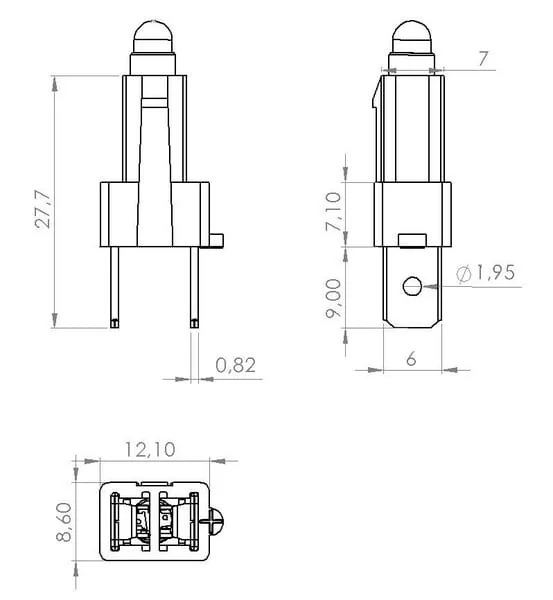 Kramp - SW10034KR - Bulb And Holder 12V