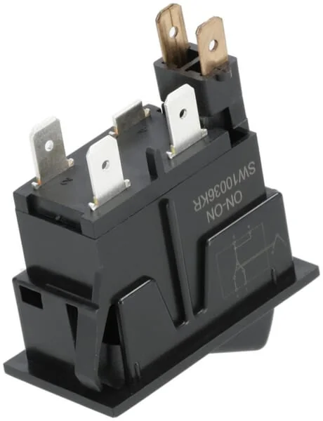 Kramp - SW10036KR - Rocker Switch, I-0, On-On, 12V, 4-Pin, Front Wheel Drive