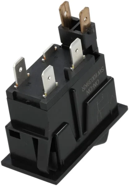 Kramp - SW10039KR - Rocker Switch, I-0, On-On, 12V, 4-Pin, Work Light Left