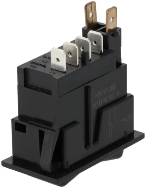 Kramp - SW10045KR - Rocker Switch, (I)-0-(II), Mom-On-Mom, 12V, 4-Pin, Differential Lock Options