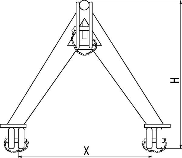 Kramp - TL150678KR - Three-Point Hitch Triangle Cat. 1