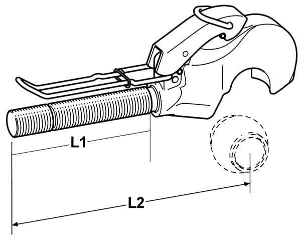 Kramp - TL363032RKR - Toplink Hook M36x3.0 Cat. 3/2R