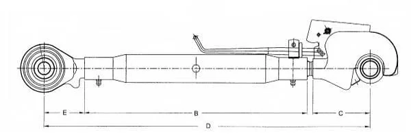 Kramp - TLC4003623KR - Top Link + Hook M36 K