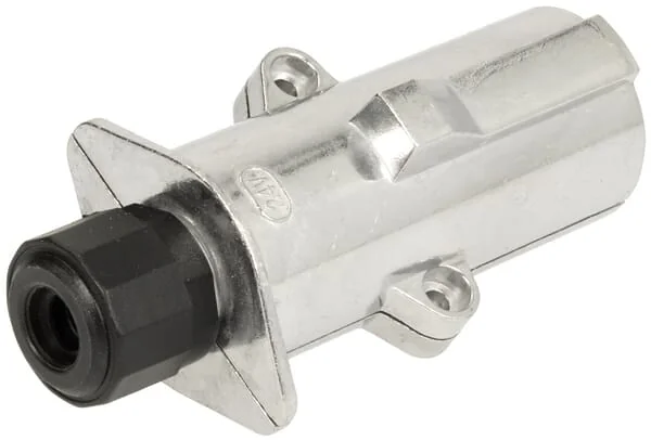 Kramp - TR00012KR - Trailer Plug 7-Pin, Aluminium, 24V, Screw Terminals
