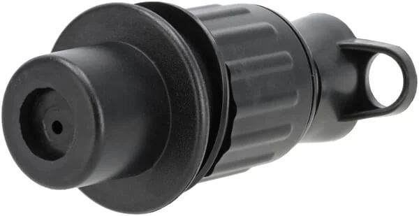 Kramp - TR00013KRPACK - Plug 3-Pin, Plastic, 12/24V, Blade Terminals, 10 Pcs