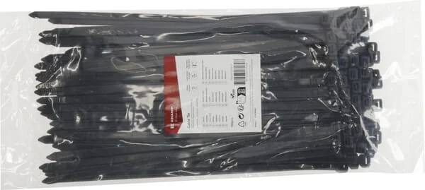 Kramp - TRBFW76300BLA - Cable Tie 7.6x300mm, FW Black, 100pcs