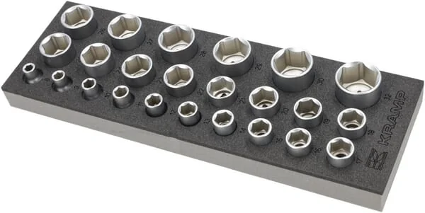 Kramp - TT800501 - Socket Set 1/2" 24pcs