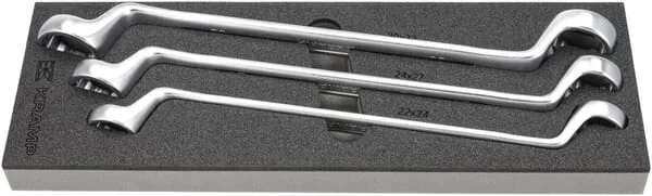 Kramp - TT801502 - Double Ended Ring Spanner Set 3 pcs (22-32mm)