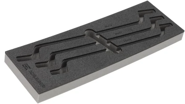 Kramp - TT851502 - Foam Insert For Double Ended Open Ended Wrench Set, 3 pcs (22-32mm)