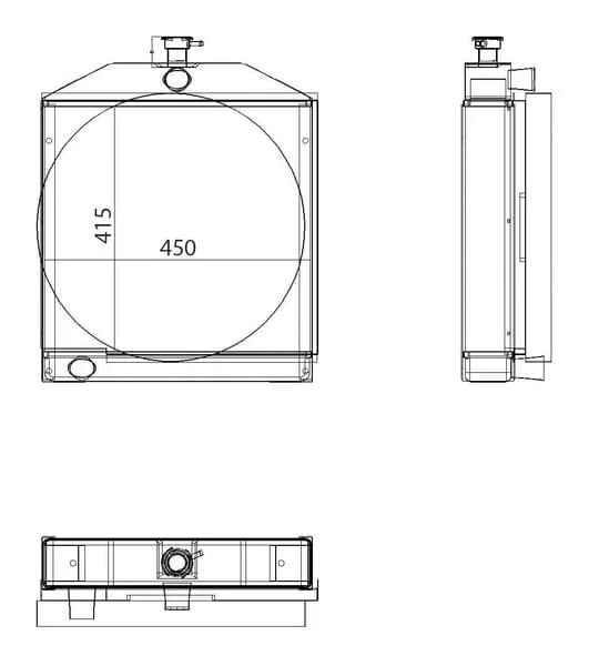 Kramp - V32611000N - Radiator