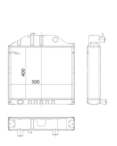 Kramp - V35829310N - Radiator