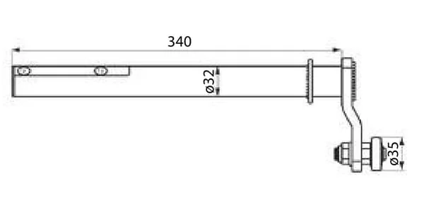 Kramp - VF06563320KR - Bearing Pin