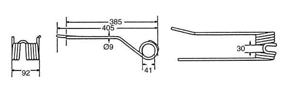 Kramp-vf16502742kr - Rotary tine CCW Deutz-Fahr