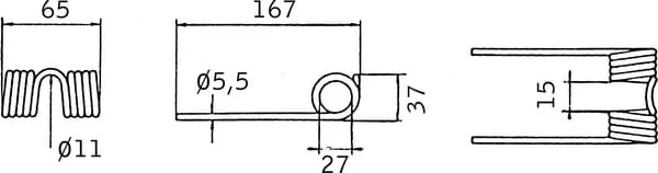 Kramp - VF1661886886N - Spring Tines Of Pickup Unit, Suitable For Deutz-Fahr