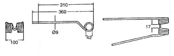 Kramp - VGPZ221KR - Rotary Tine CCW PZ