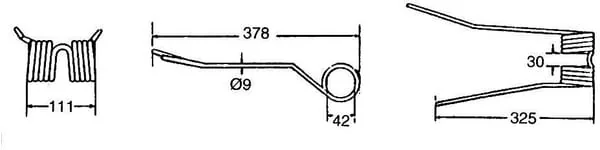 Kramp - VGPZ225KR - Rotary Tine CCW PZ