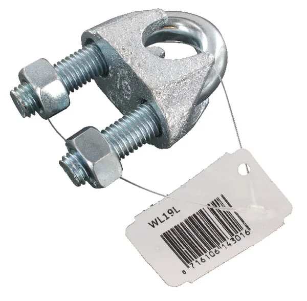 Kramp - WL19L - Wire Rope Grips 19mm
