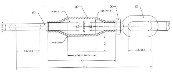 Kramp - Z700544KR - Stabilizer 250mm