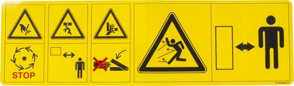 KUBOTA - A138369074 - Sticker Danger (Small)
