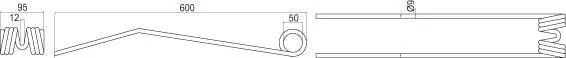 KUBOTA - VF1660639488 - Rotary Tine Original Deutz-Fahr