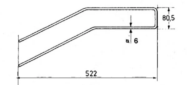 KUHN - 57502800 - Swath Board Tine Original KUHN