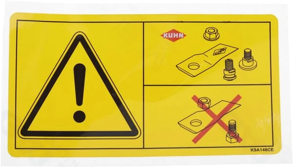 KUHN - K9A146CE - Decal