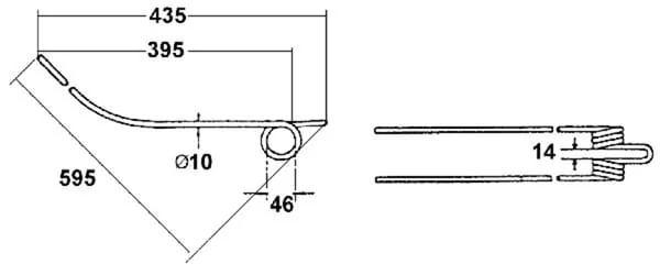 Kverneland Taarup - KT6714010094 - Rotary Tine Original Kverneland Taarup