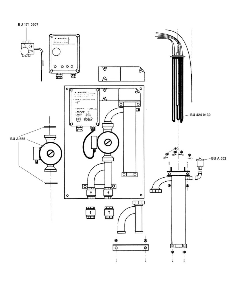 LA BUVETTE - BUA555 - Pump for Proflow