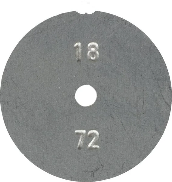 Lechler - 0500301C0400 - Dosing Orifice Plate Diameter Bore 1.8mm SS